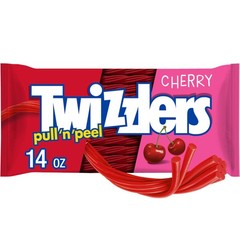 Twizzlers, Pull ‘N’ Peel Cherry Flavored Licorice 14 Ounce (Pack of 1), Red