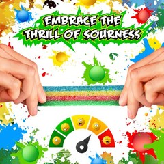 Sour Belts | 8-Ounce Pack | Gummy Candy | Assorted Fruit Flavors