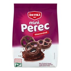10x Hungarian DETKI Mini Pretzels Covered with Cocoa Mass 160g / 5.64oz