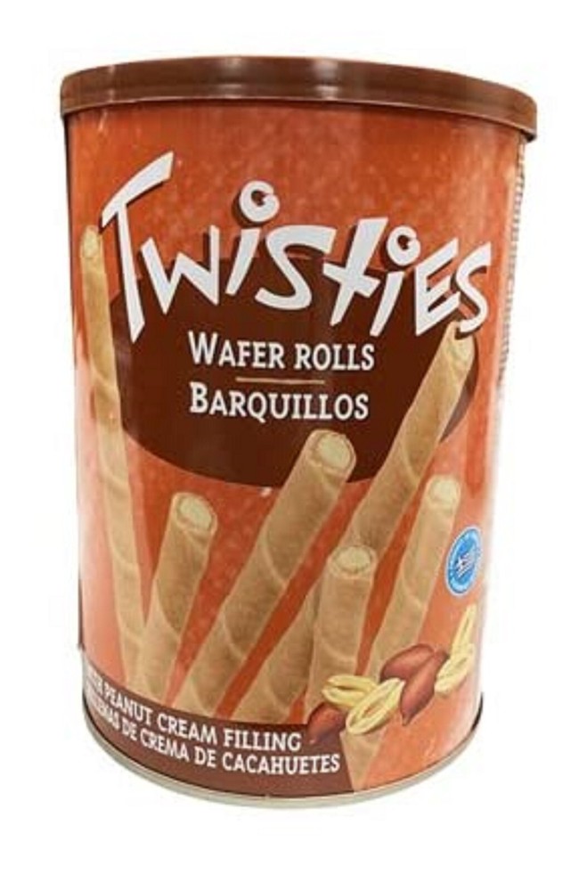 Peanut Butter Crème Filled Viennese Wafer Rolls Pack of 2