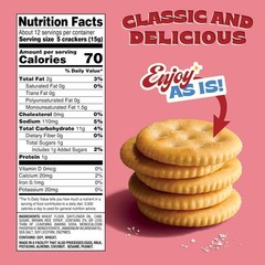 Back to Nature Classic Round Crackers, Non-GMO, Vegan Friendly Snack Cracker, Ma