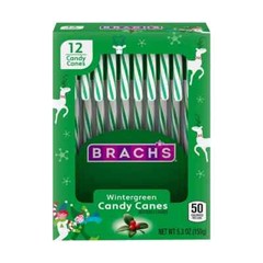 Brach’s (2-PACK) Wintergreen Candy Canes – 24 Count – 10.6 oz – Best By 3/2026