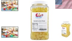 Claey’s Sanded Lemon Drops Candy 6 Lbs