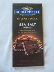 (3) Ghirardelli Chocolate Intense Dark Sea Salt, Cherry & Cashew 3.5 Oz Each