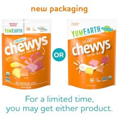 YumEarth Organic Chewy Fruit Flavored Candy 5oz Allergy Friendly Vegan Gluten…