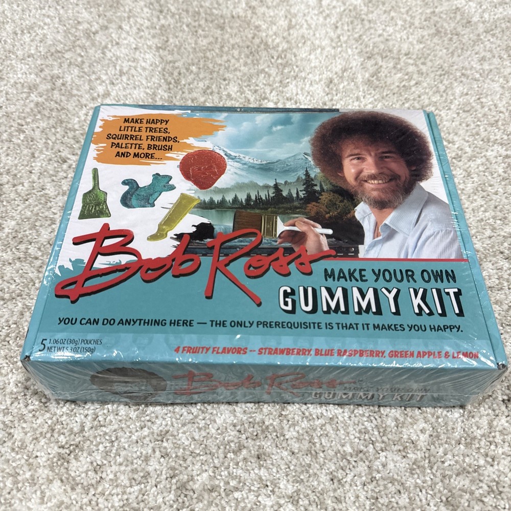 Bob Ross DIY Gummy Kit Make your own Gummy Candies in Cool Bob Ross Shapes NEW