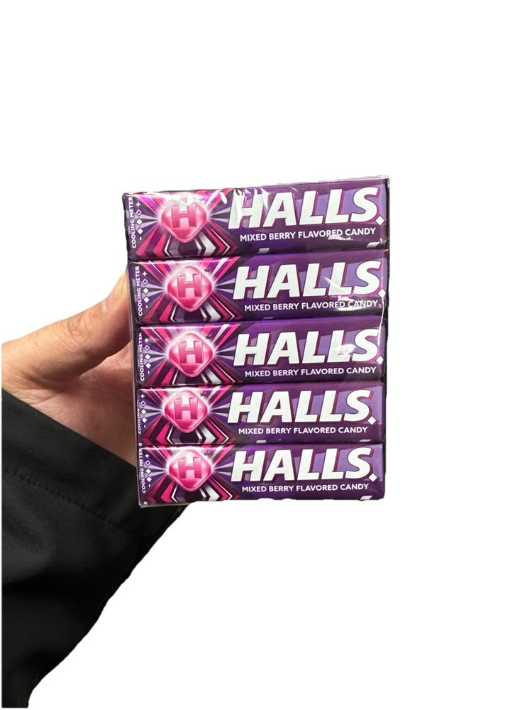Halls Cough Drops – Mixed Berry Flavor (20ct)