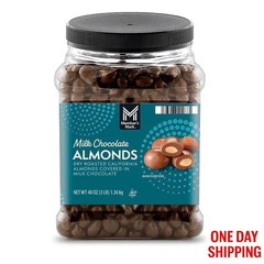 Member’s Mark Milk Chocolate Almonds 48 oz Large Bulk Snack Candy Free Shipping