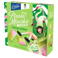 Wedel MATCHA & CHERRY – Birds Milk Marshmallows White Chocolate 340g / 12oz