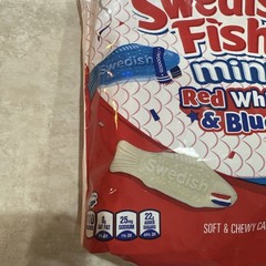 SWEDISH FISH Mini Red, White Blue Soft Chewy 4th Of July FIFA Christian Pulisic
