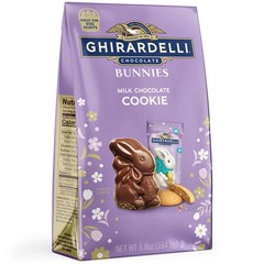 3 Bags of Ghirardelli Bunny Cookie Milk Chocolate Candy 5.8 Oz Big Bag