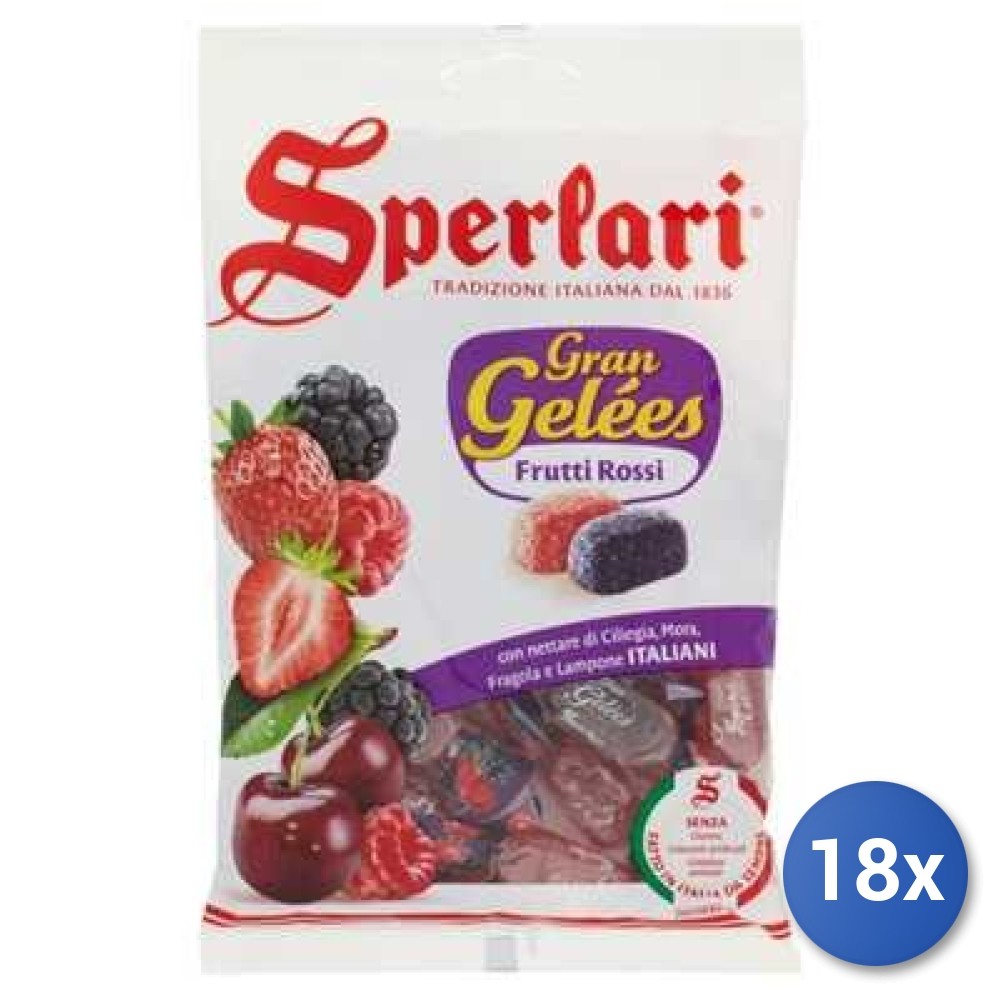 18X Multipack Sperlari Jelly Duetto Fruit Reds Size 175