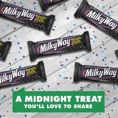 Dark Chocolate Candy Bars – Midnight Dark, Full Size 1.76 oz, Bulk Pack of 24