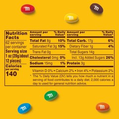 2 PACK – M&M’S Peanut Milk Chocolate Candy,62 oz (Pantry Size) Free Shipping