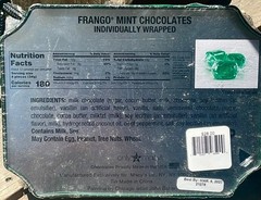 NEW Marshall Field FRANGO MINT 2021 Tin WALNUT ROOM XMAS Tree CHICAGO Sealed