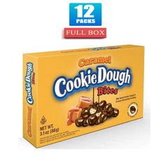 12x Packs Cookie Dough Bites Caramel, Theater Box – 3.1oz Each