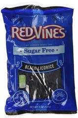 American Licorice Sugar Free Black Vines, 5 Ounce (Pack of 1), black