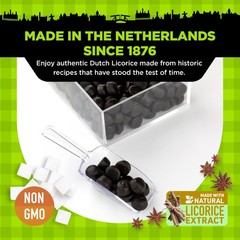 Gustaf’s Dutch Licorice Drops – 5.2oz Bag – Sweet Black 5.2 Ounce (Pack of 1)