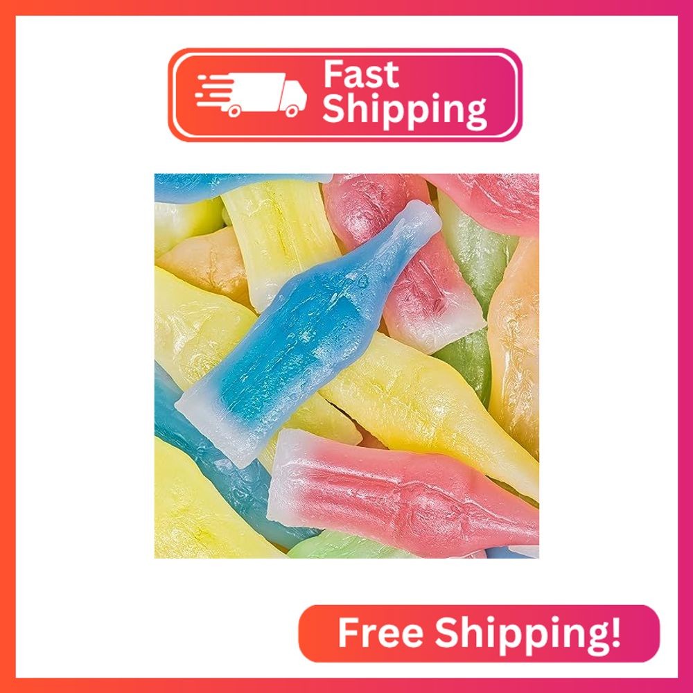 Wax Bottle Candy Drinks Filled with Flavored Syrups – Candys Nik-L-Nips Vintage