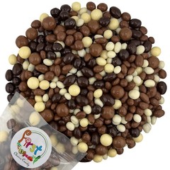FirstChoiceCandy Bridge Mix Classic Milk, Dark & White Chocolate Covered Nuts