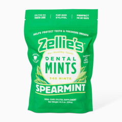 Zellie’s | 100% Xylitol Sugar Free Spearmint Breath Mints | Non-GMO, (540 Count)