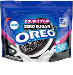 New ! Nabisco Oreo Double Stuf ZERO SUGAR Sandwich Cookies • 10/2 PK