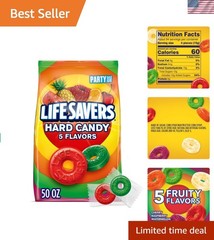 Delightful 50-Ounce Hard Candy Assortment – 5 Flavors Perfect for Celebrations