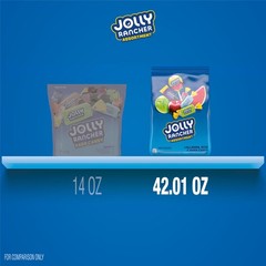 JOLLY RANCHER Assorted Fruit Flavored Candy 42.01 Ounce (Pack of 1), Multi