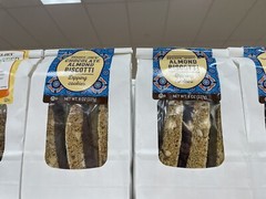 2 Packs Trader Joe’s Chocolate Almond Biscotti Dipping Cookies 8 oz Each Pack