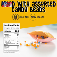 Gerrit’S Satellite Wafers Candy – Pack of 240 – Filled with Assorted Beads – Lig