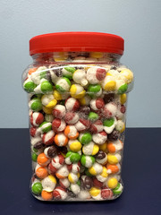1.6 lb XL jar of freeze dried skittles