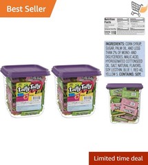 Assorted Fruit Flavored Taffy Candy 145 Pieces Pack of 2 Chewy and Individual…