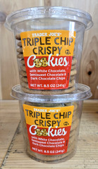 Trader Joe’s Triple Chip Crispy Cookies 8.5oz 241g (2 Tubs)