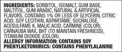Bazooka Sugar Free Bubble Gum 60 Count to Go Cup Pack of 6 Pink Chewing Gum