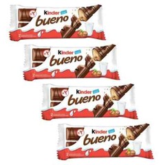 Ferrero Rocher KINDER BUENO Bar 4 x 43g – 172g / 6.1oz