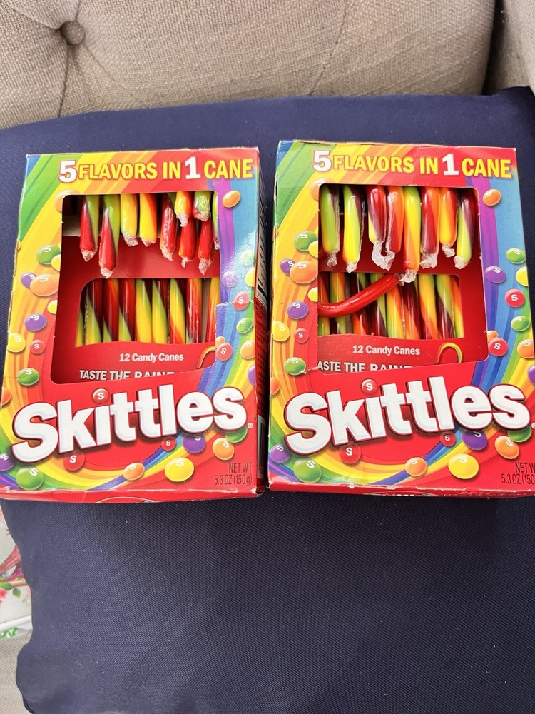 Skittles 5flavors In 1 Cane Candy