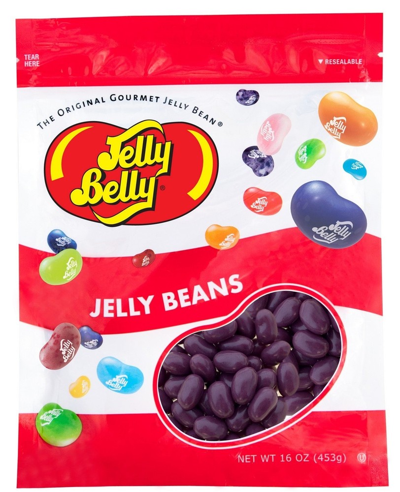 Grape Crush Jelly Belly Beans 1 Pound Fat Free Gluten Free Kosher Candy