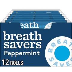 Peppermint Sugar Free Breath Mints Rolls, 0.75 oz (24 Count)