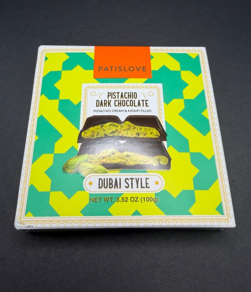 Trader Joe’s Pistachio Dark Chocolate Dubai Style by Patislove — Exp. June 2027