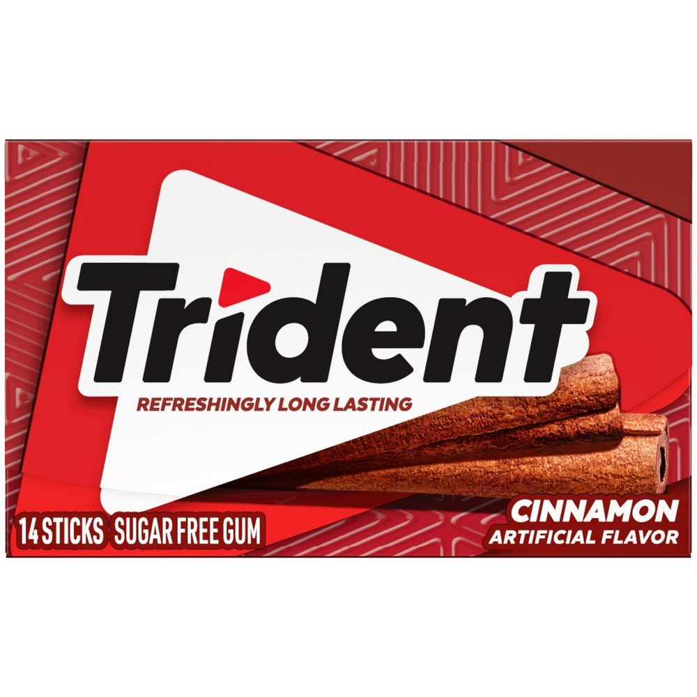 Trident Chewing Gum, Cinnamon, 14.0 ea 2pk