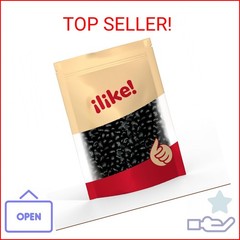 Black Licorice Jelly Beans | 2-Pound Pack | Licorice Candy | Black Jelly Beans f