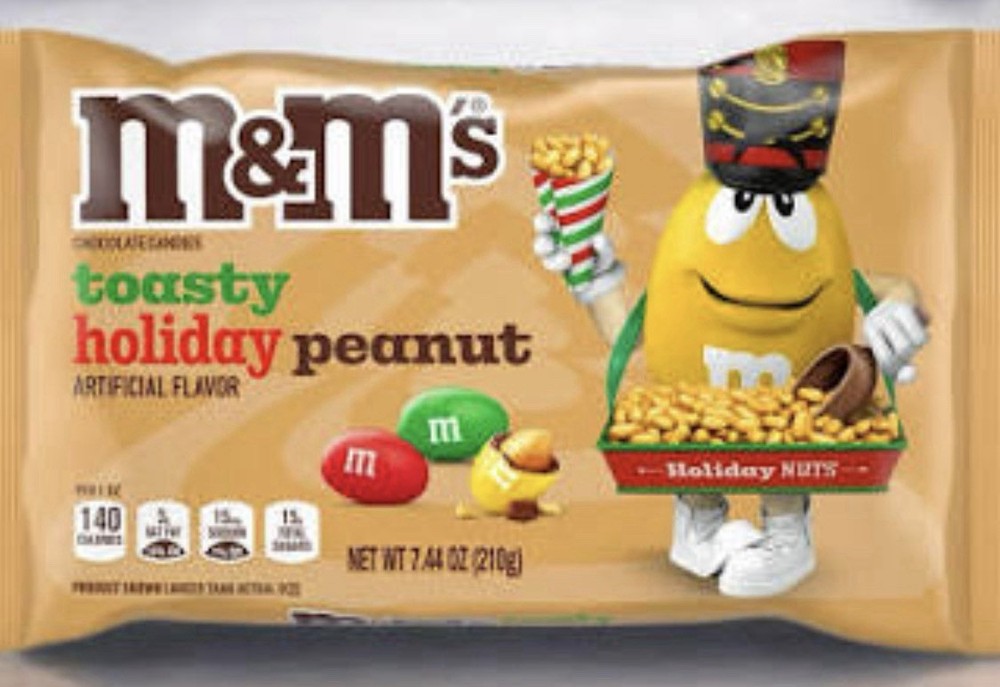 🔥🔥🔥M&M’s Toasty Holiday Peanut Chocolate Candy Holiday Limited Edition Flavor