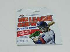 Lot of 12 Big League Chew Bubble Gum Packs – Outta Here Original Flavor