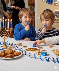 Dreidel Jewel Hanukkah Ring Pops Blue Raspberry Lollipops Kosher Certified 18 Ct