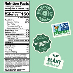 Back to Nature Fudge Mint Cookies, Plant-Based, 5.5 Ounce (Pack of 1)