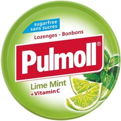 Kalfany Pulmoll LIME MINT flavor throat lozenges -3 x 45g- SUGAR FREE- FREE SHIP