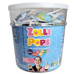 Zollipops Clean Teeth Pops Sugar Free Candy with Xylitol, 1 Pound (Pack of 1)