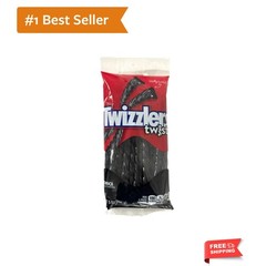 5 Oz Black Licorice Twists Bulk Pack – Sweet Treats for Events & Gatherings