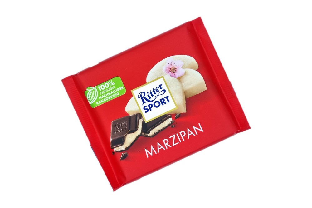 4x/8x Ritter Sport Marzipan 🍫 genuine chocolate from Germany ✈ TRACKED SHIPPING
