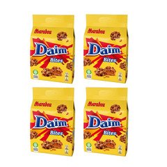4x Marabou Daim Bites 145g Swedish Milk Chocolate Crunch Candy